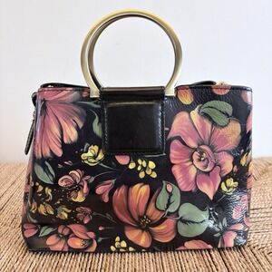 Patricia Nash Tropical Escape Collection Empoli Satchel Bag Bangle Crossbody